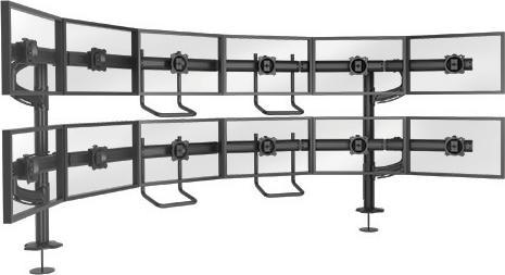 Chief Kontour Series K4G620B K4 6x2 Grommet Mounted Array - Befestigungskit (2 Halteru (Tisch, 24.02")