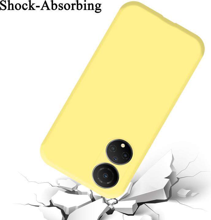 Actual product image Cadorabo TPU Liquid Silicone Case Cover for Honor X7 (Honor X7)