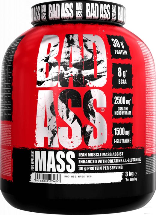 Image du produit Bad Ass Mass (Fraise, 3000 g)