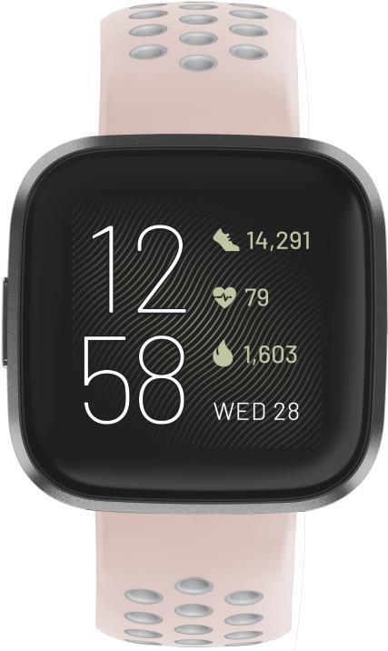 Produktbild Hama 00086229 Smartwatch-Zubehör Band Grau (Silikon, Rostfreier Stahl)