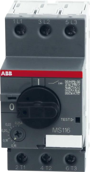 Image du produit ABB Disjoncteur moteur MS116 - 0,25