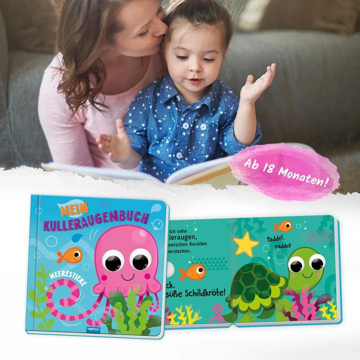 Produktbild Pappenbuch mit Kulleraugen Mein Kulleraugenbuch Meerestiere (Deutsch, Trötsch Verlag GmbH & Co. KG, 2023)