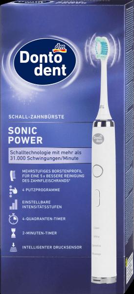 Actual product image dm Dontodent Elektrische Schallzahnbürste Sonic Power (Sonic toothbrush)