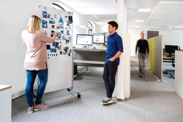 Produktbild Maul Whiteboard ®pro easy2move, mobil (1000 x 1800 mm)