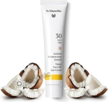 Actual product image Dr. Hauschka tinted facial sunscreen SPF30 cream (Sun cream face, SPF 30, 40 ml, 64 g)