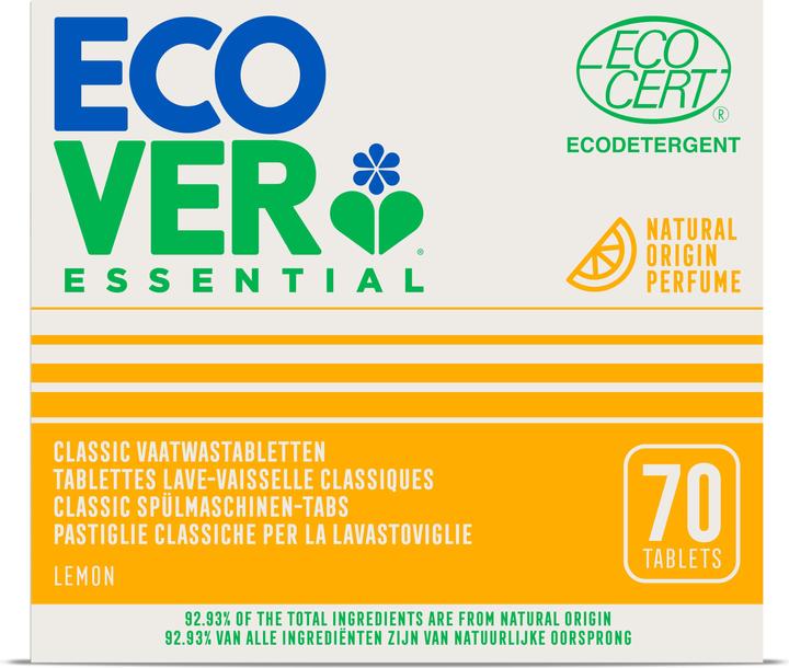 Ecover Languettes pour lave-vaisselle (Tabs, 70 x)