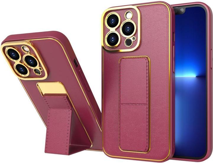 Actual product image Hurtel New Kickstand Case case for iPhone 12 Pro with stand red (Apple iPhone 12 Pro)