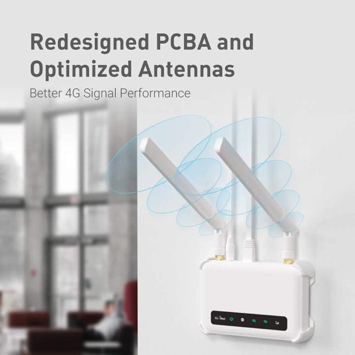 Actual product image iNET GL-X750 (Spitz) Version 2, 4G LTE OpenWrt VPN Router