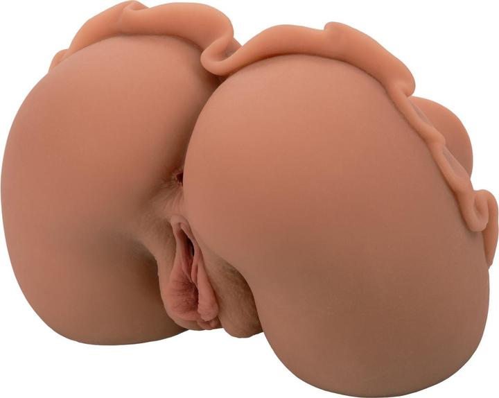 Actual product image CalExotics The Homecoming Queen Double Realistic Masturbator Caramel