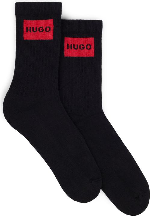 HUGO 2P QS RIB LABEL CC 10257974 01 (2er Pack, 39 - 42)