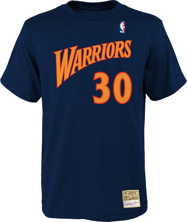 Mitchell & Ness NBA Golden State Warriors Stephen Curry Hardwood Classics T-Shirt Herren (L)