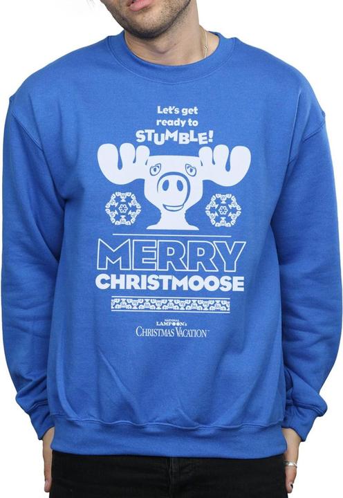 Immagine prodotto National Lampoon´s Vacation National Lampoon's Christmas Vacation Merry Christmoose Felpa Uomo (M)