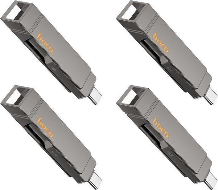 Image du produit Hoco Memory cards pendrive USB A + USB C UD15 256GB USB3.2 (256 Go, USB-A, USB-C)