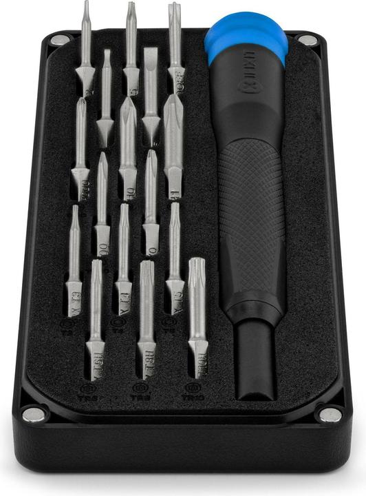 Actual product image iFixit Minnow Werkzeugset (000, 0, P5 Y000, TR8, PZ1 1x, Y0, TR10 P2, T5 TR6, T4, 2.5 mm T3)