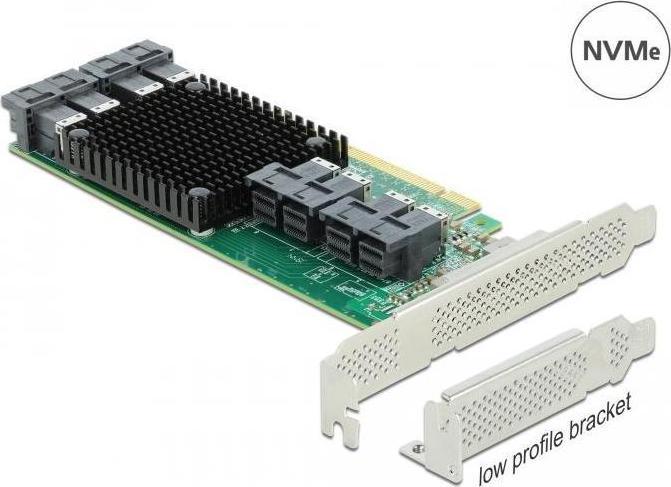 Image du produit Delock Carte PCI Express x16 vers 8 x internes SFF-8643 NVMe