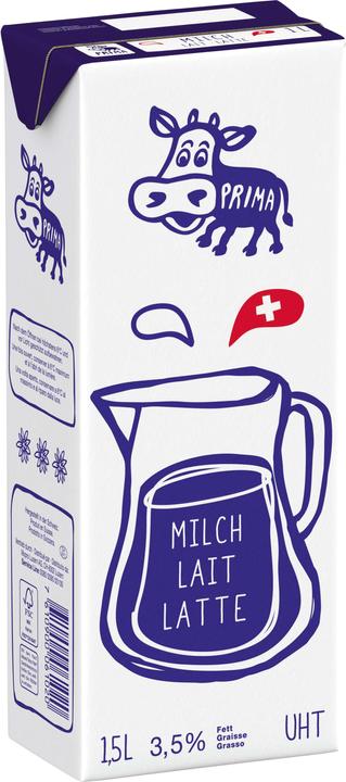 Actual product image Prima Whole milk UHT (1 x 150 cl)