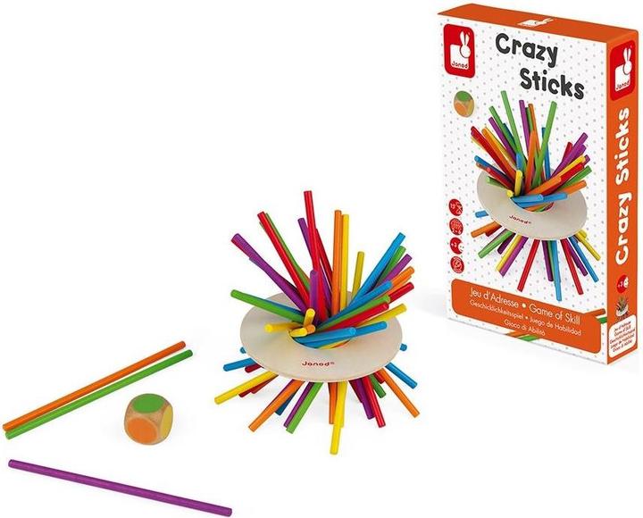 Produktbild Janod Crazy Sticks (Deutsch, Spanisch, Französisch, Niederländisch, Italienisch, Englisch)