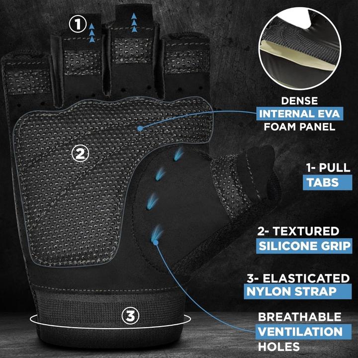 Produktbild Rdx Gewichtheberhandschuhe (L)