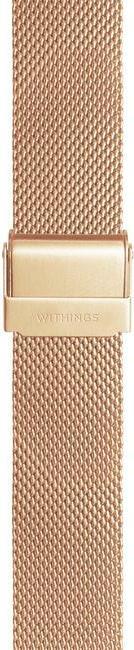 Actual product image Withings Mesh loop bracelet (18 mm, Stainless steel and PVD coating)
