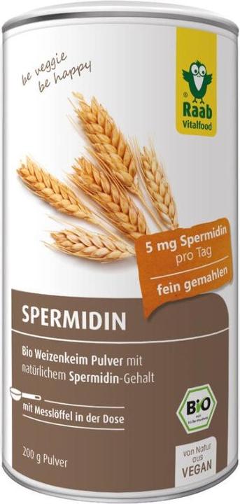 Image du produit Raab Poudre de spermidine de germe de blé bio (1 pièce(s), Poudre, 200 g)