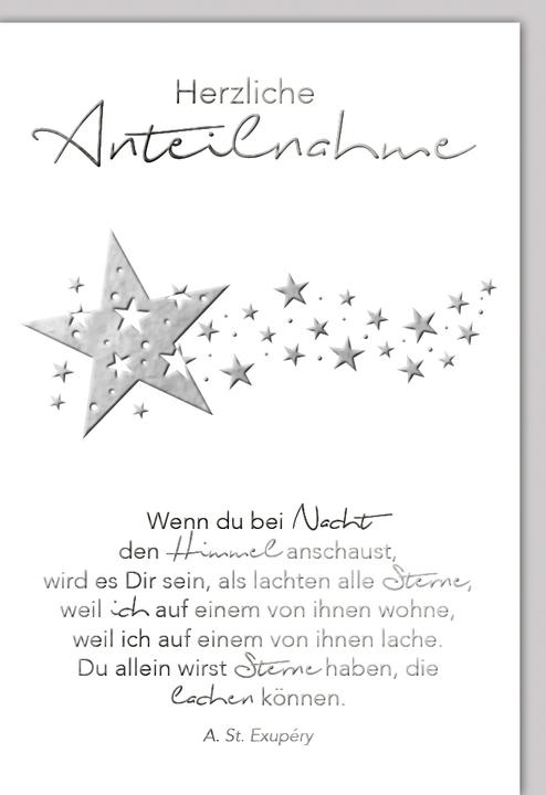 Braun + Company Trauerkarte Kind Herzliche Anteilnahme (1 Stk.)