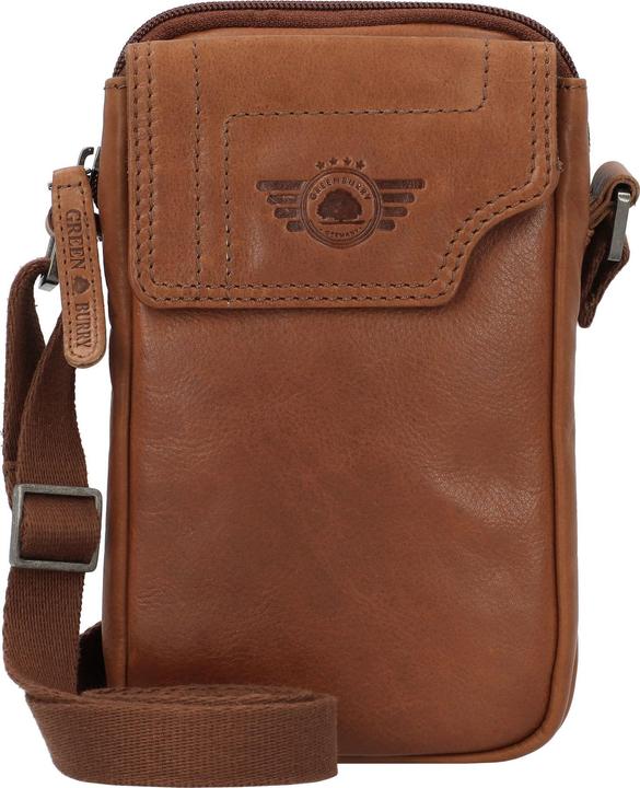 Greenburry Vintage Umhängetasche Leder 13 cm