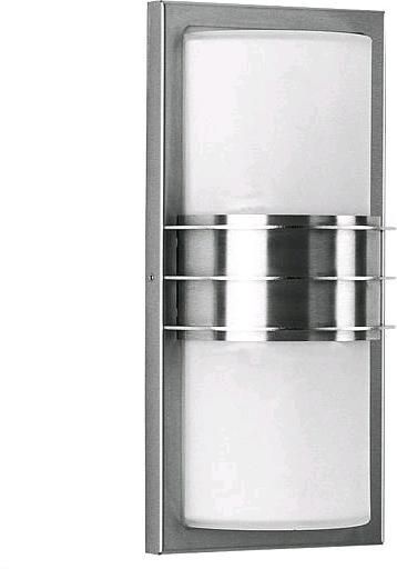 Image du produit Albert Leuchten Albert 696131 Applique murale acier inoxydable, argent, 16.5 x 0 x 35.5 cm (1870 lm, E27, IP44)