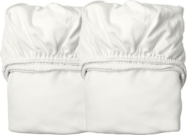 Image du produit Leander Drap-housse (2 pièces pour lit Classic, 120x60cm), Snow (115 x 60 cm)