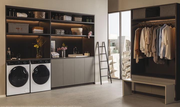 Actual product image Haier HW80-B14959TU1-S (8 kg, Left, EU plug)