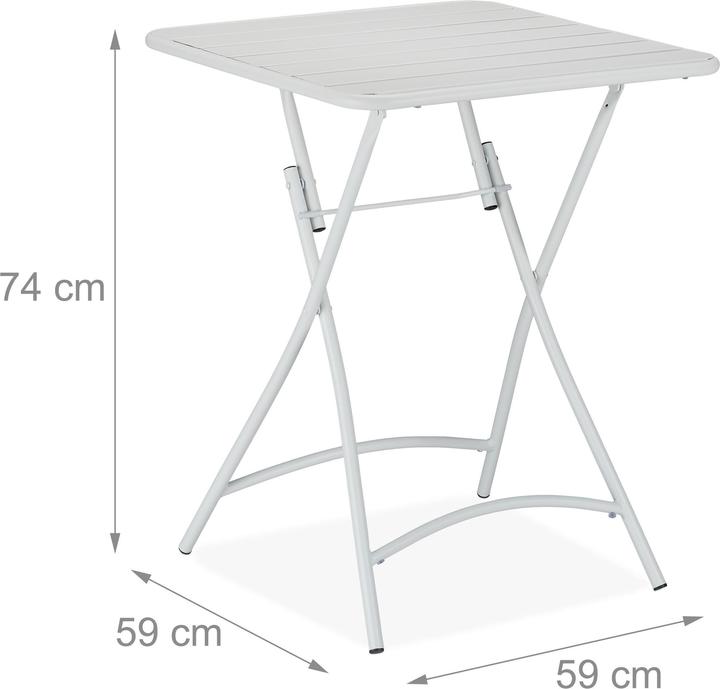 Image du produit Relaxdays Table de balcon (59 cm)