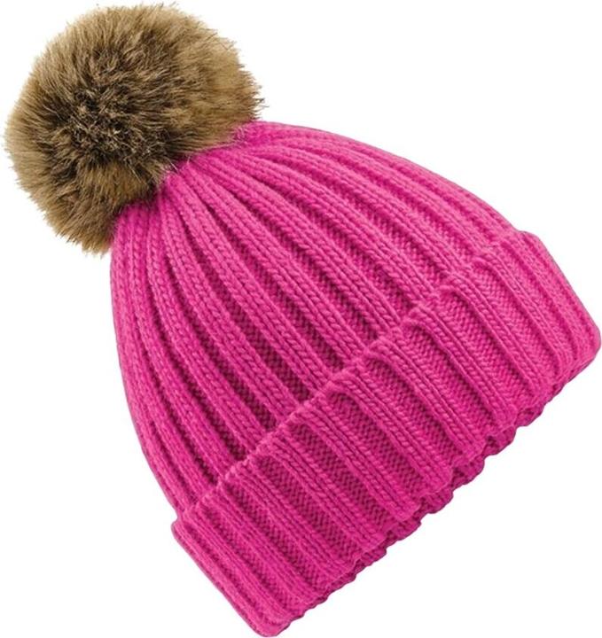 Produktbild Beechfield Strickmütze Mit Bommel (One Size)