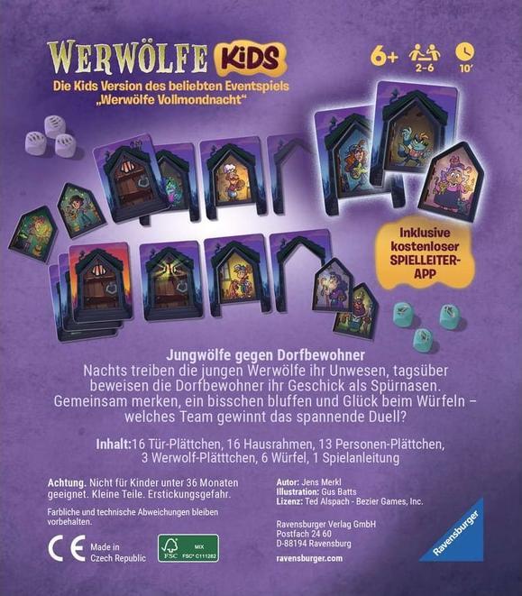 Actual product image Ravensburger Werewolves (German)