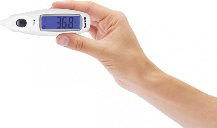 Produktbild Salter TE-150-EU Digitales Fieberthermometer Kontakt-Thermometer Weiss Ohr Tasten (Ohr)
