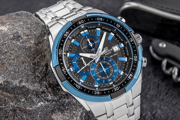 Image du produit Casio EFR-539D-1A2VUEF Montre Homme Quartz Acier inoxydable (Chronographe, 49.50 mm)