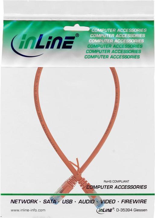 Immagine prodotto InLine Cavo patch (S/FTP, CAT6a, 0.25 m)