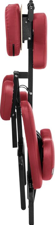Produktbild Physa Massagestuhl klappbar mobiler Massagehocker Massagen-Stuhl 130 kg rot