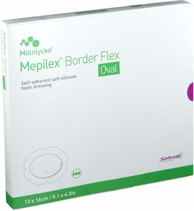 Mepilex Border Flex Oval 13x16cm (5 x)