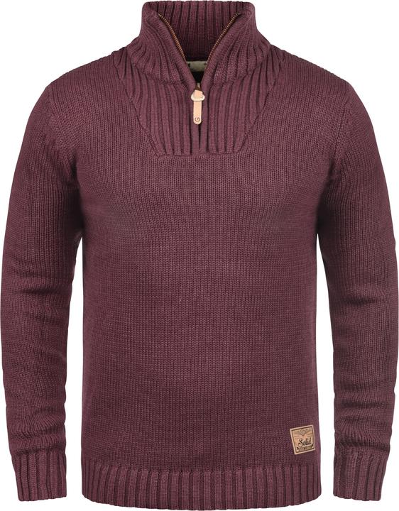Immagine prodotto Solid Petro Maglione In Maglia Grossa Pullover Maglieria Da Donna Con Collo AltoStampa (M)