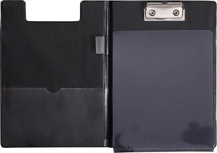 Image du produit Maul Porte-bloc avec film plastique, DIN A5, noir avec couvercle et poche intérieure, en carton avec (15 x 21 cm)
