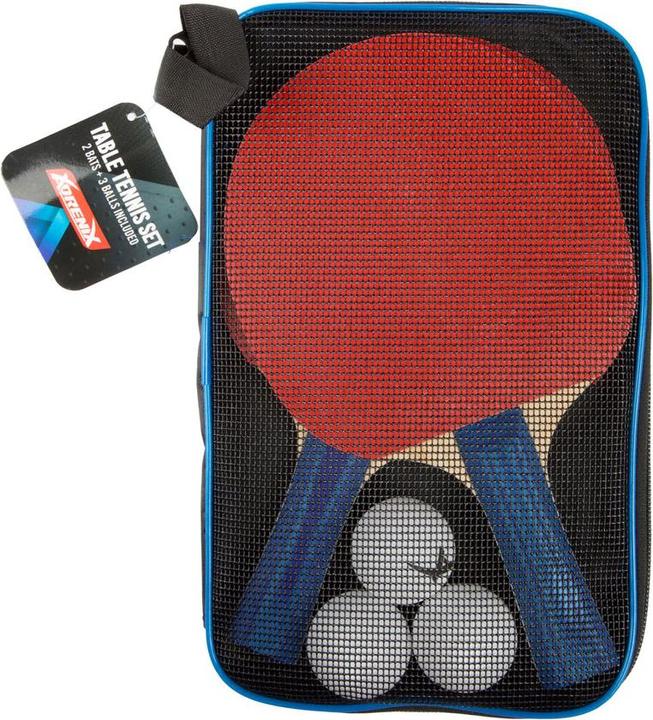 Produktbild Adrenix Tischtennis-Set 2 Schläger & 3 Bälle in Tasche (5 Stk.)