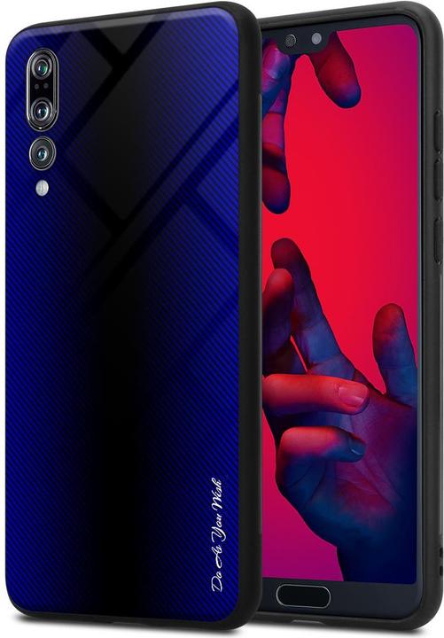 Immagine prodotto Cadorabo Copertura di vetro a strisce in TPU (Huawei P20 Pro, Huawei P20 Plus)