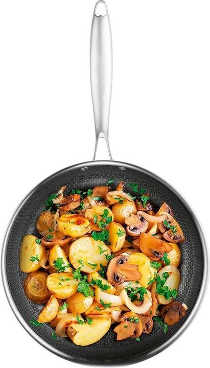 Produktbild Bratmaxx Bratpfanne Silber 24 cm, Material: Aluminium, Edelstahl