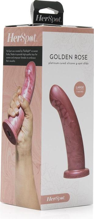 Productafbeelding Fleshlight HerSpot Dildo Golden Rose Large
