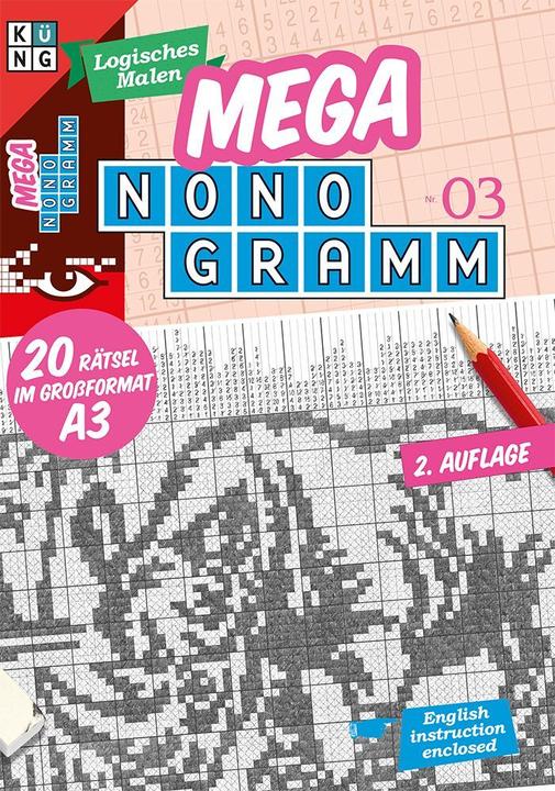 Actual product image Mega nonogram 03 (Conceptis Puzzles, German)