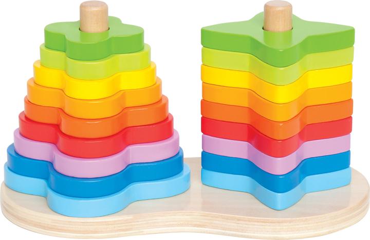 Produktbild Hape Regenbogen-Steckspiel 19tlg. FSC