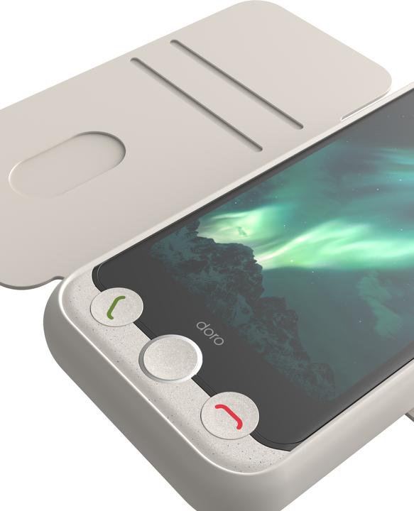 Actual product image Doro Wallet Case bone für Aurora A1x (Oppo A11)