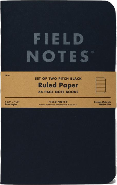 Productafbeelding Field Notes Pitch Black Editie 2 Pack