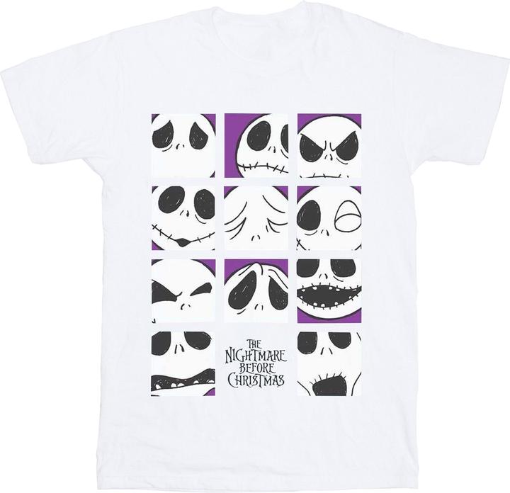 Produktbild Disney Nightmare Before Christmas Many Faces Of Jack Squares TShirt (L)