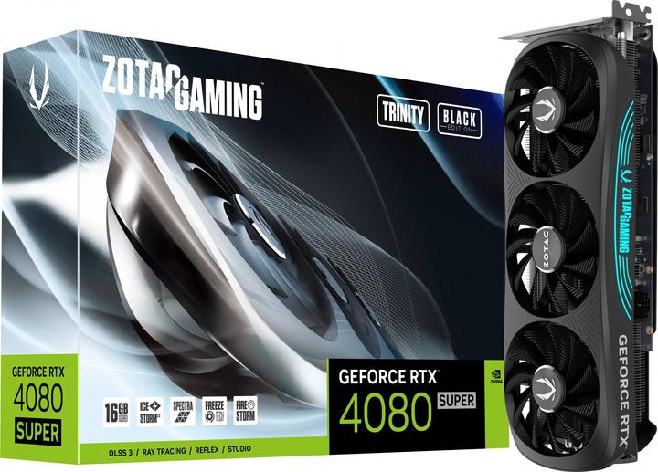 Image du produit Zotac GeForce RTX 4080 SUPER Trinity édition noire (16 Go)
