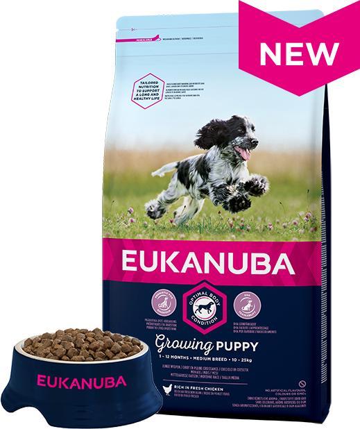 Eukanuba Puppy Medium Breed Chicken (Junior, 1 pcs., 15000 g)